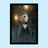 The Thug Tuxedo Peaky Blinder - Custom Pet Portrait