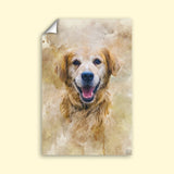 Classic Watercolor Pet Art - Custom Pet Portrait - 1 Pet - Furr and Family