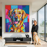 Custom Pet Portrait - Cubist Style