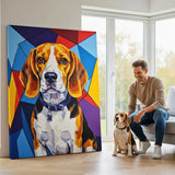 Custom Pet Portrait - Cubist Style