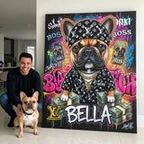 Custom Pet Portrait - Graffiti Cartoon Style