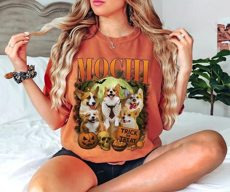 Custom Halloween Spooky Style Pet Mom & Dad Tshirts - Sweatshirts & Hoodies