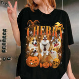 Custom Halloween Spooky Style Pet Mom & Dad Tshirts - Sweatshirts & Hoodies