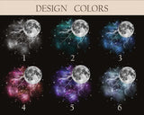 Personalized Dog & Cat with Moon Design and Pet Photo for Mom & Dad Tshirts - Sweatshirts & Hoodies