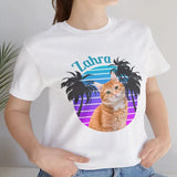 Custom Retro Pet T-shirt – Personalized Cat or Dog Shirt with Photo, Vintage Style for Retro Lovers