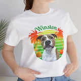 Custom Retro Pet T-shirt – Personalized Cat or Dog Shirt with Photo, Vintage Style for Retro Lovers