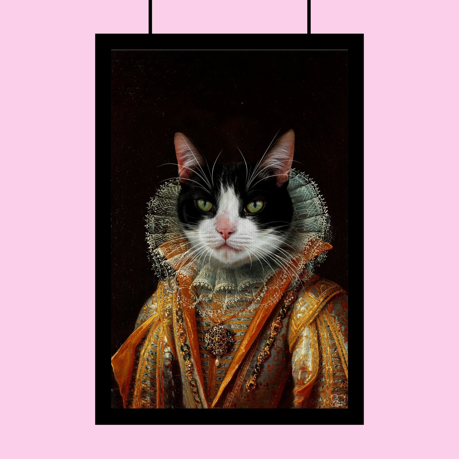 The Duchess Custom Pet Portrait - 1 Pet - Furr and Family