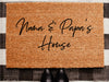 Personalized Doormat with Family Name – Custom Welcome Mat for Home Design 4