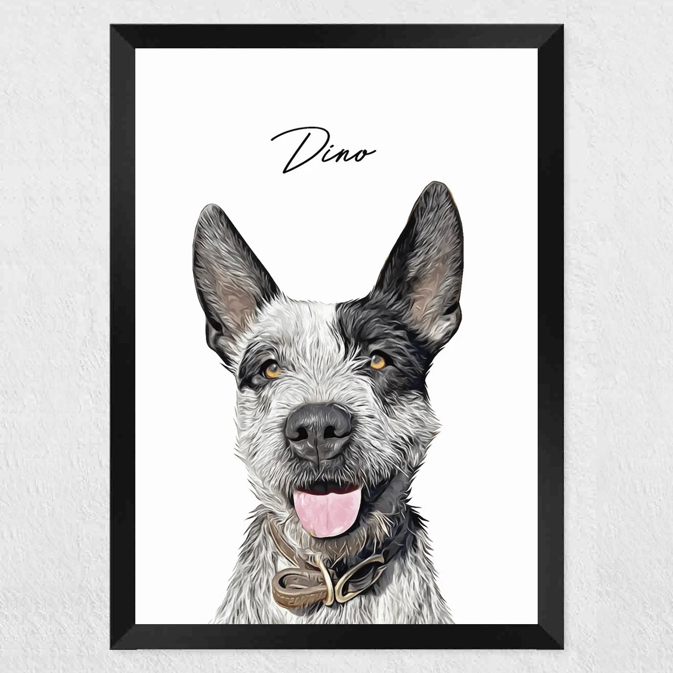 Realistic Pet Portrait - 1 Pet - Furr and Family