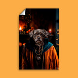 Predictor Pet Halloween Portrait - Custom Pet Portrait - 1 Pet - Furr and Family