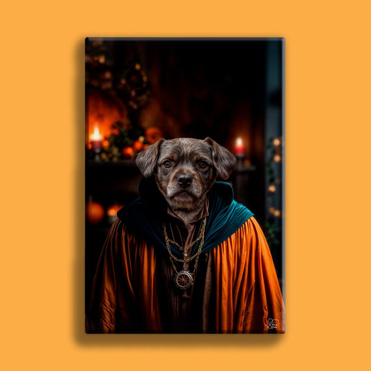 Mr & Mrs Vempire Halloween Pet Portrait - Custom Pet Portrait - 1 Pet - Furr and Family