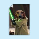 Jedi Pup Star Wars - Custom Pet Portrait