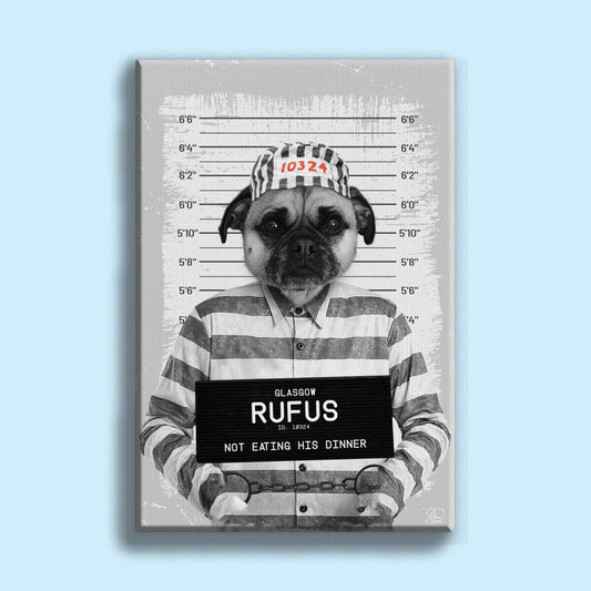 The Prisoner Pet - Custom Pet Portrait - 1 Pet - Furr and Family