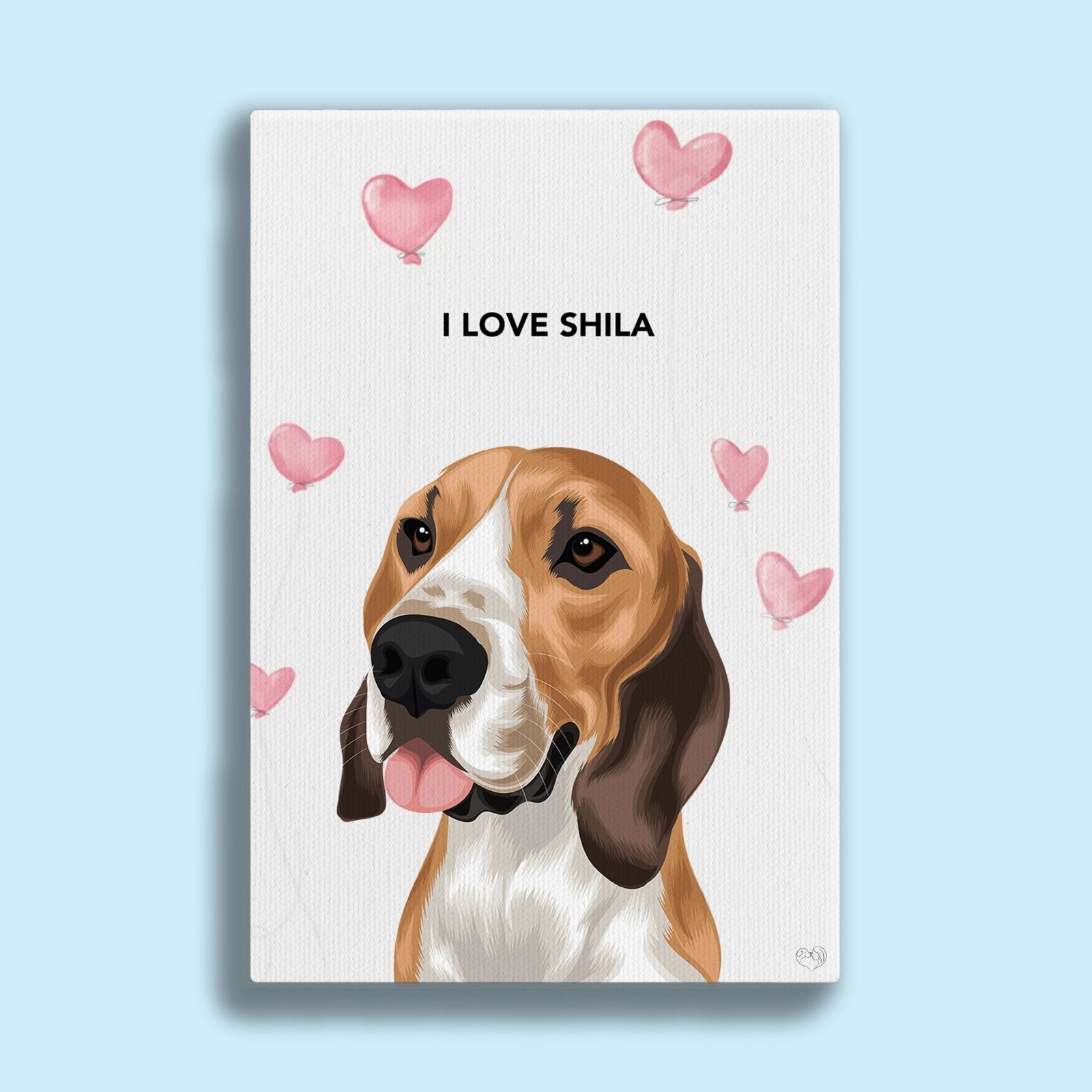 Valentines Pet Portrait - 1 Pet - Furr and Family