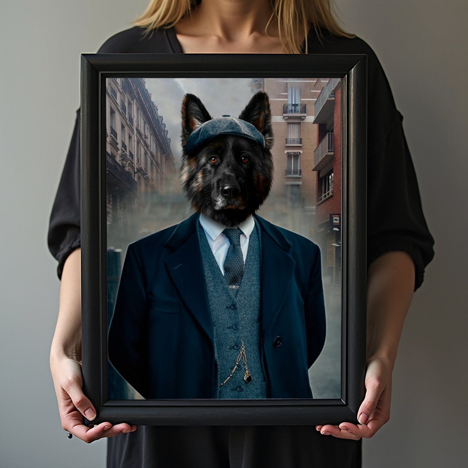 Thomas Shelby - Peaky Blinders - Custom Pet Portrait - 1 Pet - Furr and Family