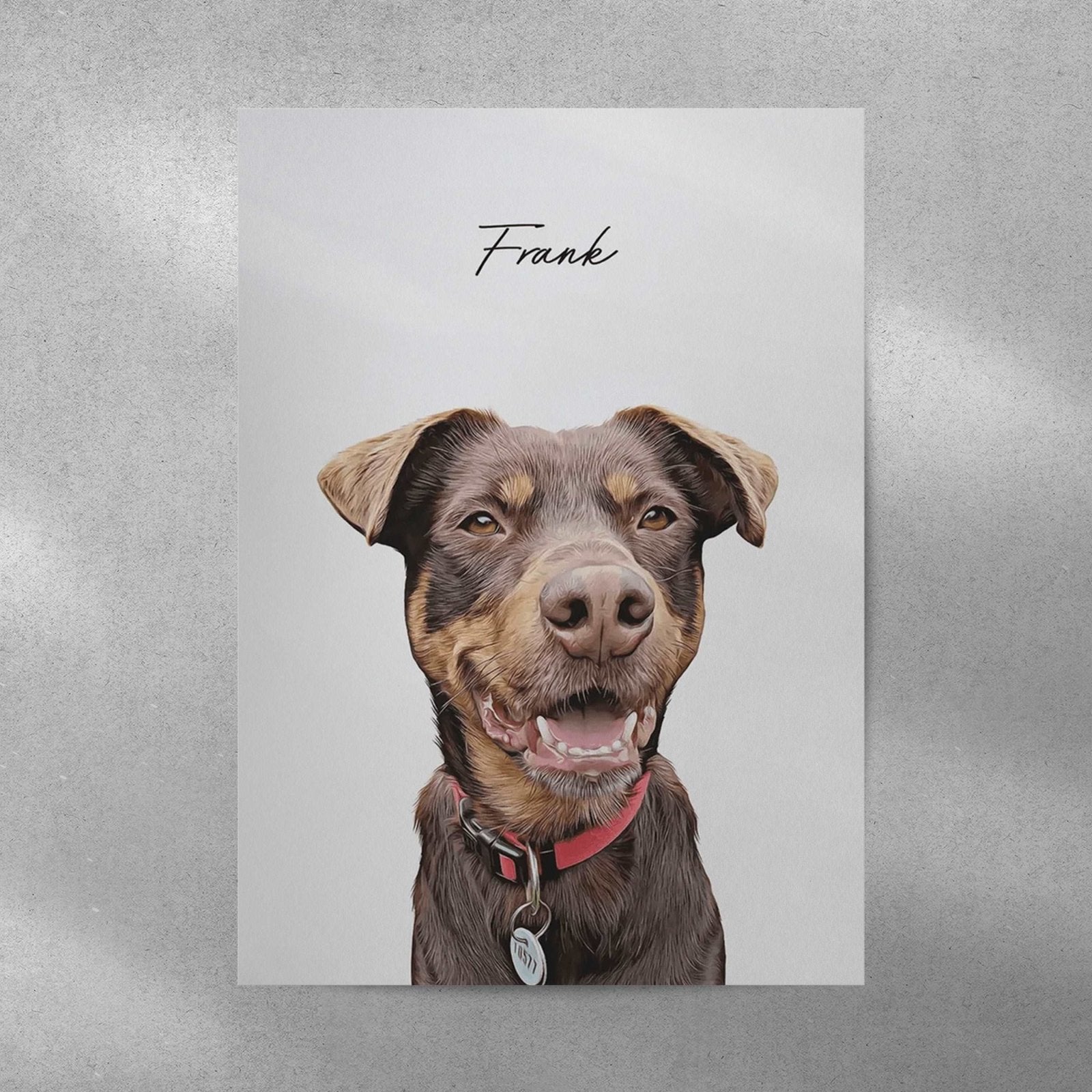 Realistic Pet Portrait - 1 Pet - Furr and Family