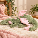 Jellycat Malachy Dragon - Exclusive Green/Pink Plush Toy with Dust Bag Uk