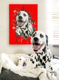 Contemporary Custom Pet Portraits - 1 Pet - Furr and Family