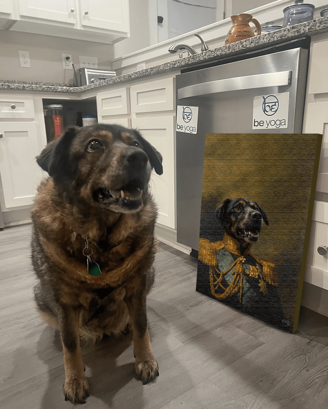 The General - Custom Pet Portrait - 1 Pet - Furr and Family