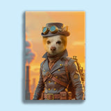 Steampunk Pet Portrait - Custom Pet Portrait - 1 Pet - Furr and Family