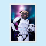 Storm Trooper Star Wars - Custom Pet Portrait - 1 Pet - Furr and Family