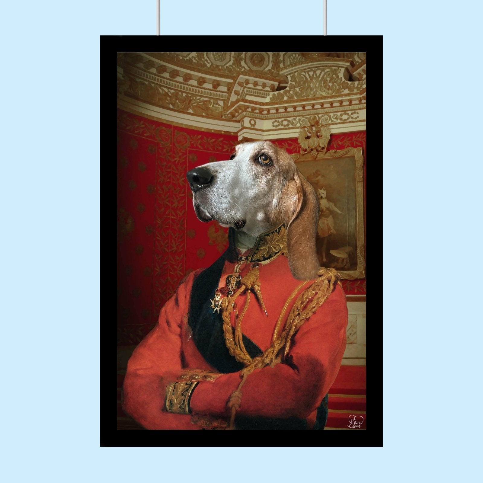The Ambassador - Custom Pet Portrait - 1 Pet - Furr and Family