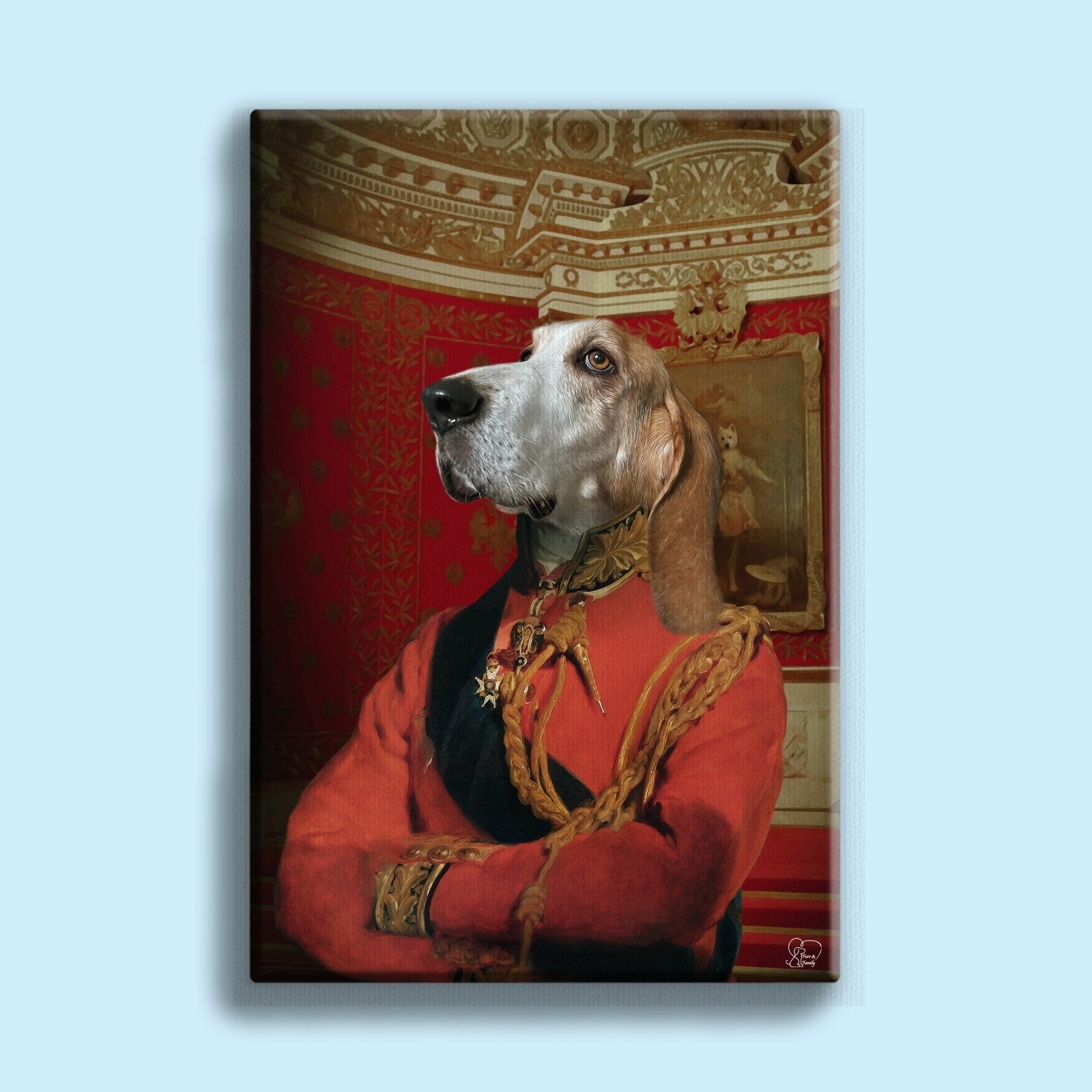 The Ambassador - Custom Pet Portrait - 1 Pet - Furr and Family