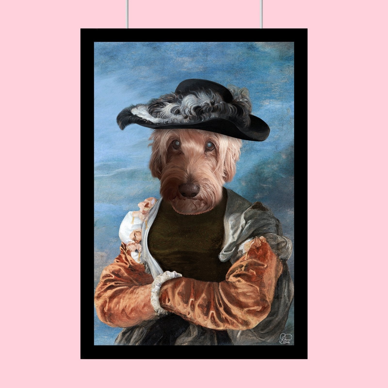 Majestic Pet Queen - Custom Pet Portrait - 1 Pet - Furr and Family