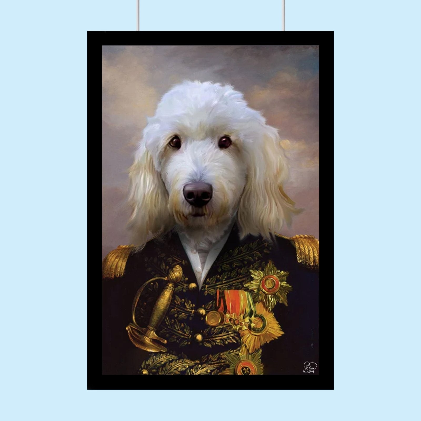 The Royal lieutenant - Custom Pet Portrait - 1 Pet - Furr and Family