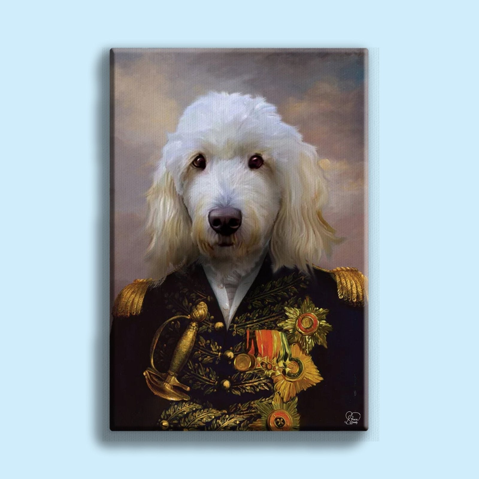The Royal lieutenant - Custom Pet Portrait - 1 Pet - Furr and Family