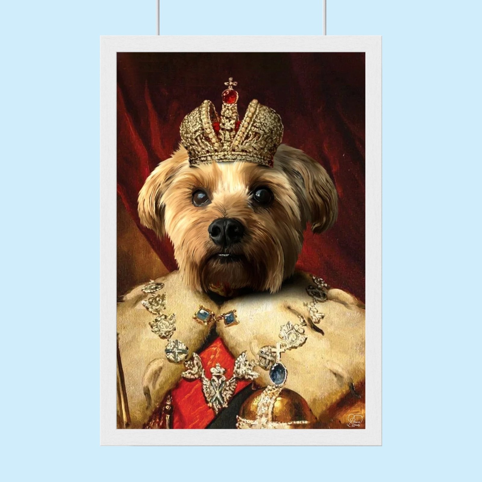 The Prince Ruler Pet - Custom Pet Portrait - 1 Pet - Furr and Family