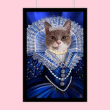 The Princess - Custom Pet Portrait - 1 Pet - Furr and Family