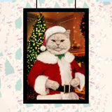 Holiday Spirit Pet Portrait – Santa Paws Edition - 1 Pet - Furr and Family