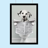 Bathroom Paw - Custom Pet Portrait - 1 Pet - Furr and Family