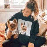 Unisex Hoodie - Black - Cap - 1 Pet - Furr and Family