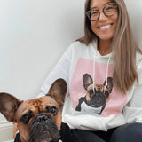 Unisex Hoodie - White - Cap - 1 Pet - Furr and Family