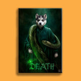 Mr & Mrs Vempire Halloween Pet Portrait - Custom Pet Portrait - 1 Pet - Furr and Family