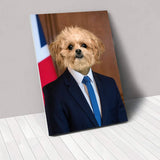 UK President - Custom Pet Portrait | Custom Pet Canvas - 1 Pet - Furr and Family