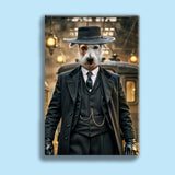 Alfie Solomons (Tom Hardy) Peaky Blinders Pet Portrait - peaky blinder - 1 Pet - Furr and Family