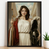 Ancient Greek Female Warrior Queen - Human Portrait - Female - Furr and Family