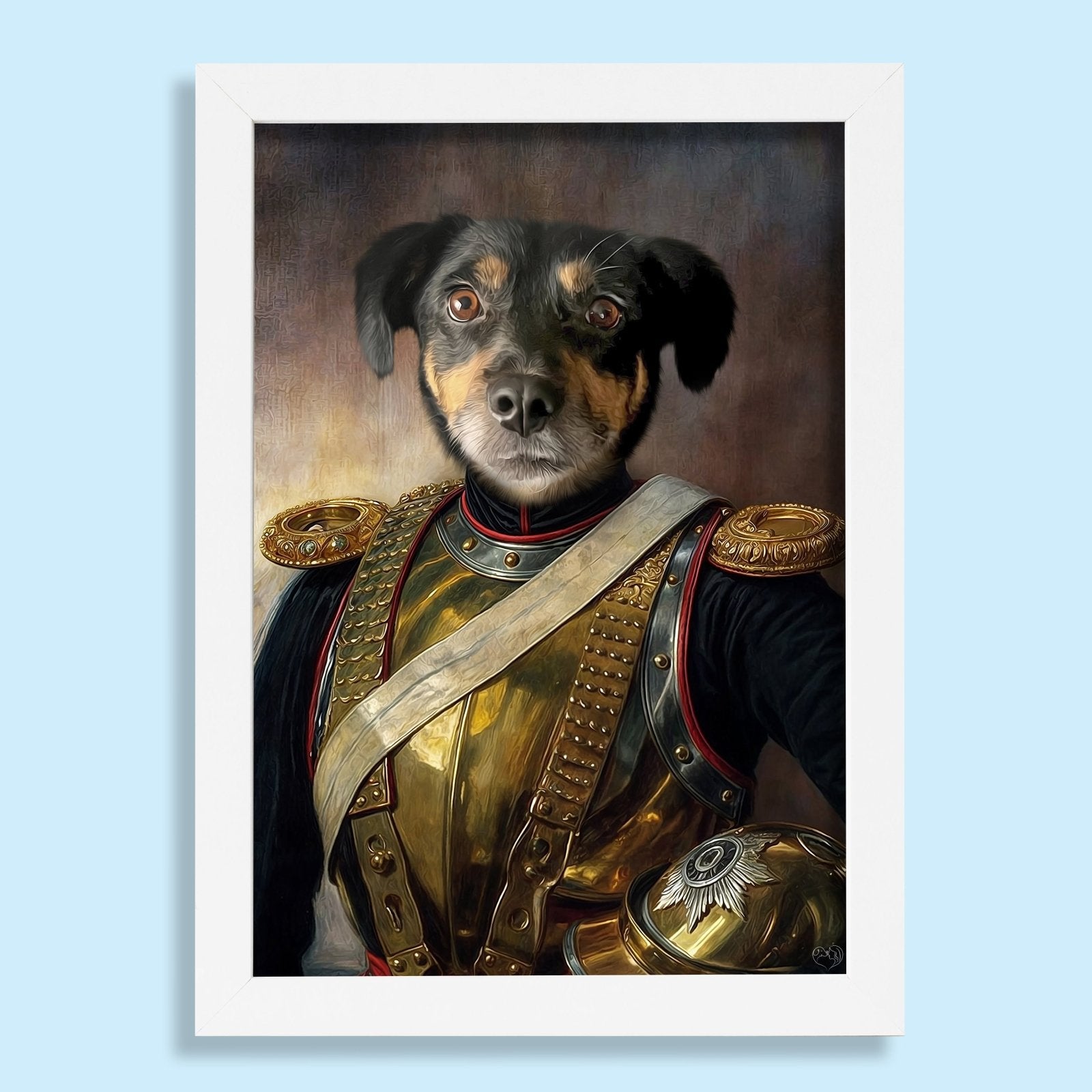 Aristocrat Elegance - Custom Pet Portrait - 1 Pet - Furr and Family