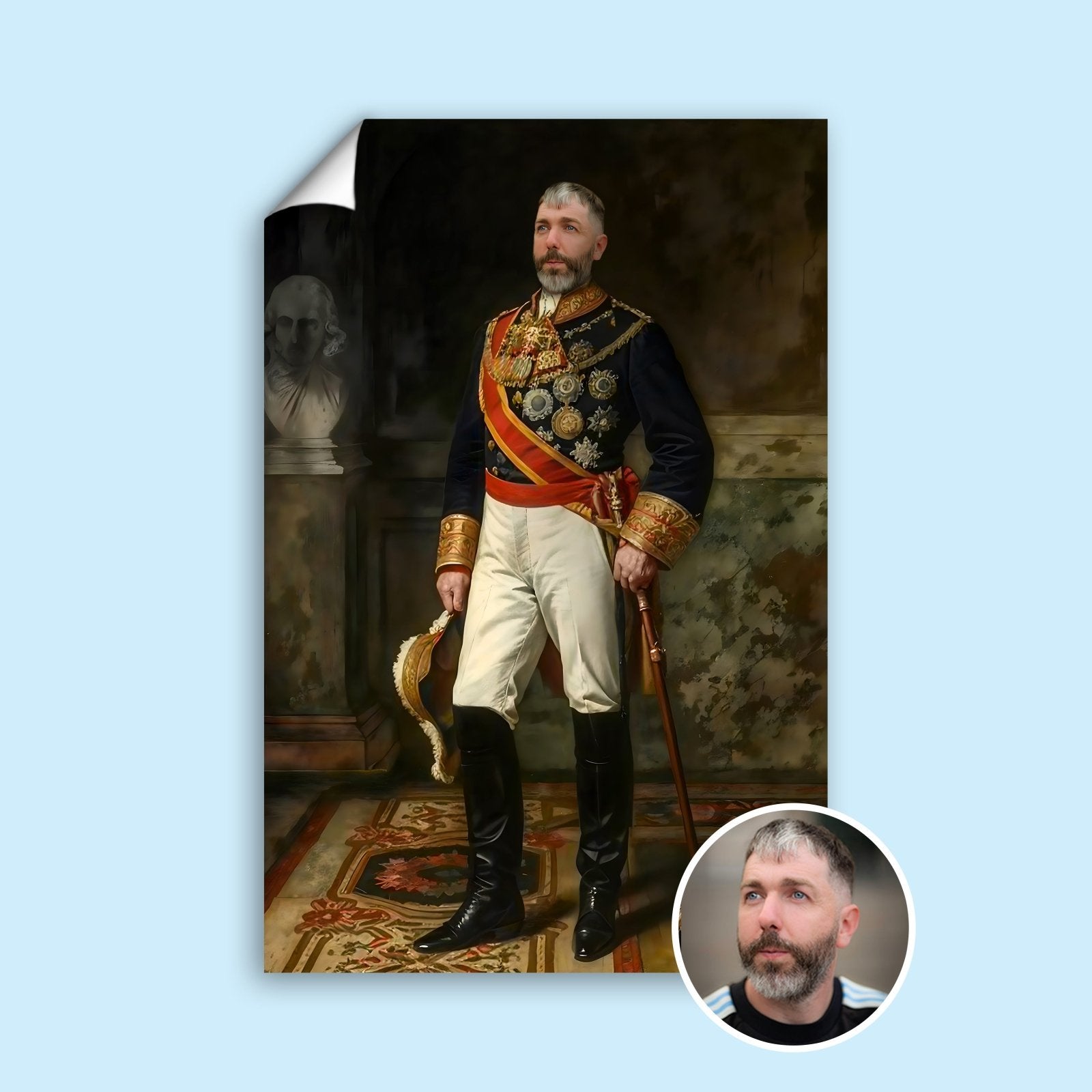 Aristocratic Officer Human Portrait - Human Portrait - Male - Furr and Family