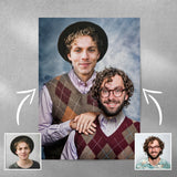 Father & Son - Custom Human Portrait - Furr and Family