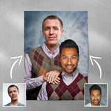 Father & Son - Custom Human Portrait - Furr and Family