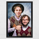 Father & Son - Custom Human Portrait - Furr and Family