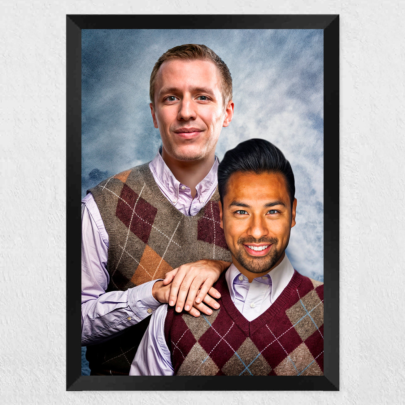 Father & Son - Custom Human Portrait - Furr and Family