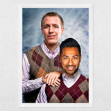 Father & Son - Custom Human Portrait - Furr and Family