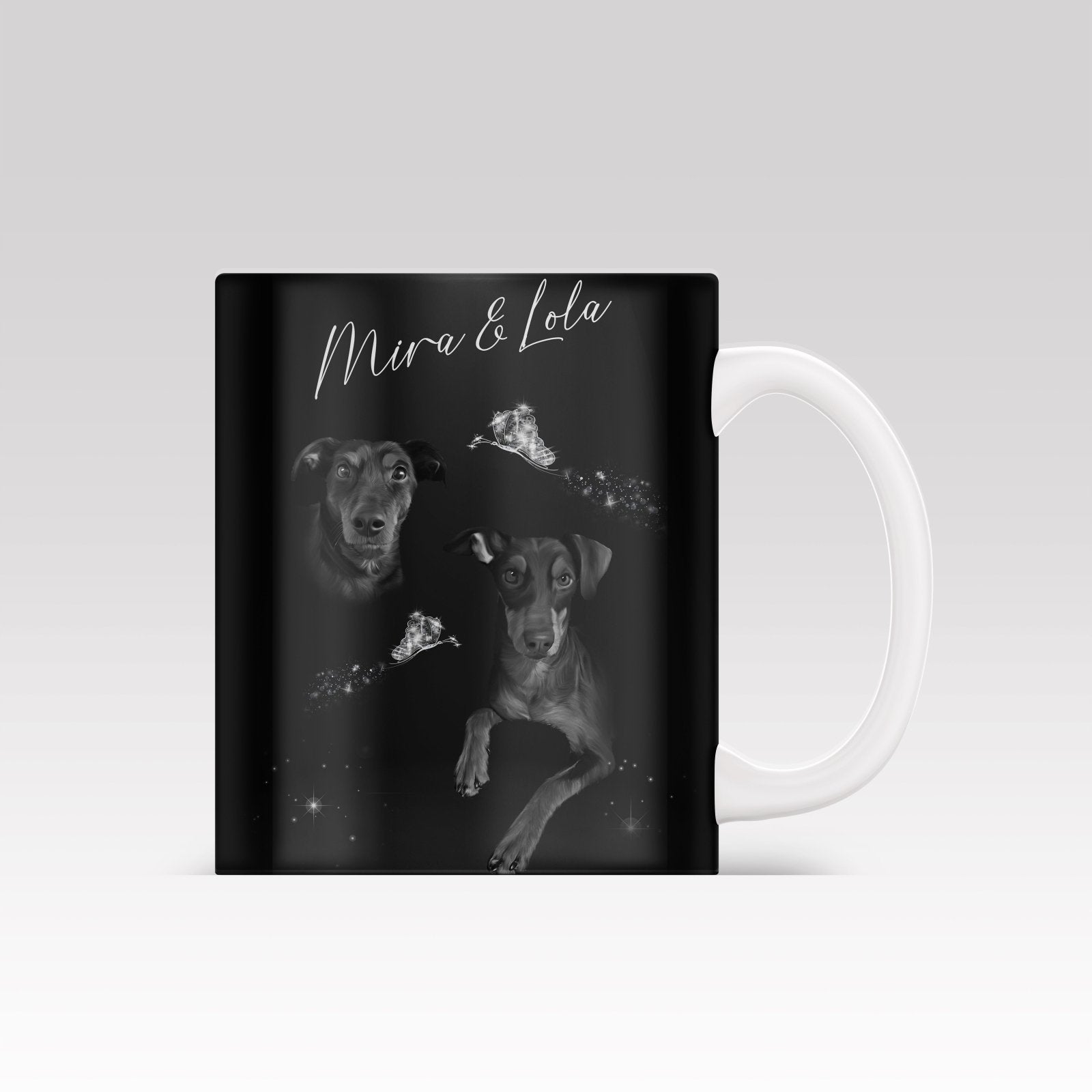 Mystic Butterflies - Custom Mug - 1 Pet - Furr and Family