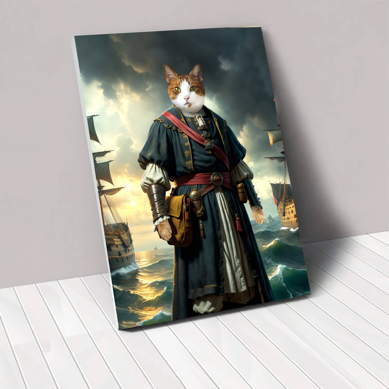 Christopher Columbus - Custom Pet Portrait | Custom Pet Canvas - 1 Pet - Furr and Family