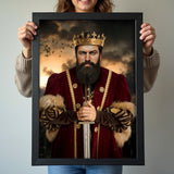 Crimson King with Sword Portrait - Human Portrait - Male - Furr and Family